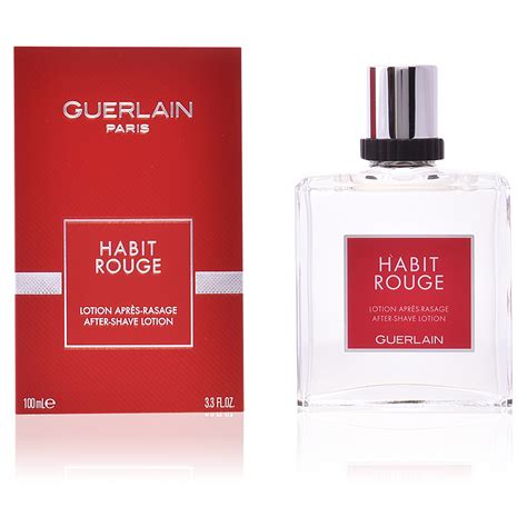 after shave habit rouge de guerlain|More.